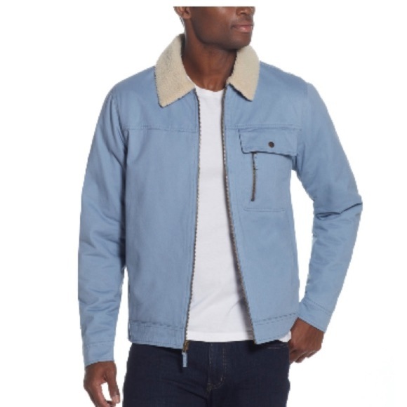 Weatherproof Vintage Men's Sherpa Lining Trucker Jacket - Moonlight L - Picture 3 of 10